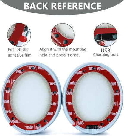 Replacement Ear Pads Compatible with Beats Studio 3 Wireless Sapphire Blue - color: Sapphire Blue