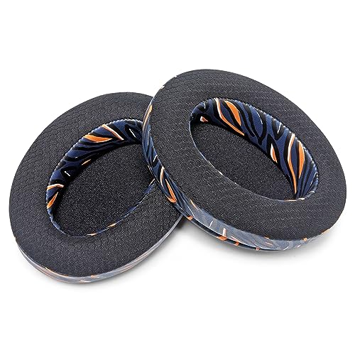WC Freeze Arctis Nova - Cooling Gel Earpads for Arctis Nova Pro Wired, 7, 5 | Made by Wicked Cushions | Also fits Nova 4, 3, 1 (Does Not Fit Nova Pro Wireless). Fabric, Cooling Gel | Navy Tiger - color: Navy Tiger