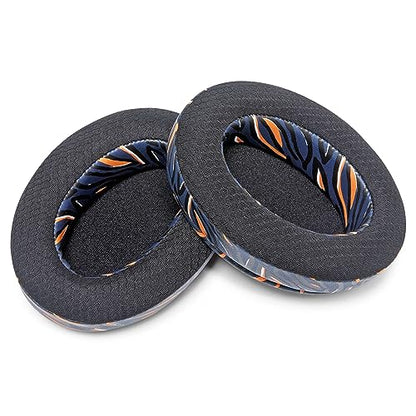 WC Freeze Arctis Nova - Cooling Gel Earpads for Arctis Nova Pro Wired, 7, 5 | Made by Wicked Cushions | Also fits Nova 4, 3, 1 (Does Not Fit Nova Pro Wireless). Fabric, Cooling Gel | Navy Tiger - color: Navy Tiger
