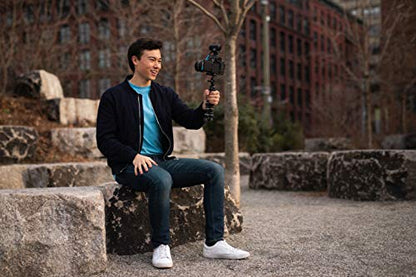SENNHEISER Professional MKE 200 Directional On-Camera Microphone with 3.5mm TRS and TRRS Connectors for DSLR, Mirrorless & Mobile,Auxiliary | Supercardioid microphone with built-in windscreen and shock mount for vlogging, cameras and smartphones