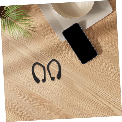 balacoo 1pair Silicone Ear Hooks for Earbuds -Lost Secure Holder for Earphones Comfortable Fit Design Compatible Various Models