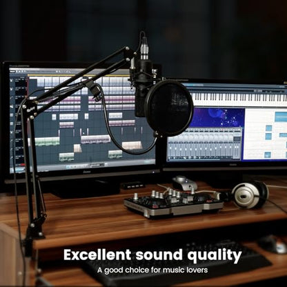 MOSWAG XLR Male to 1/4, 3 Pin Balanced XLR Male to TRS Microphone Cable Noise-Cancelling Mic Speaker Cable for Power Amplifier, Audio Sound Consoles, Mixing Console, Camera 3M/10FT - size: 10FT/3M