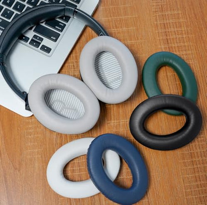 Premium Replacement Ear Pads for Bose QC35 & QC35ii Headphones - Sandstone | Fits QuietComfort 35 & 35ii / SoundLink 1&2 AE（Over-Ear）- Soft Protein Leather · Adaptive Memory Foam and Extra Durable - color: Sandstone