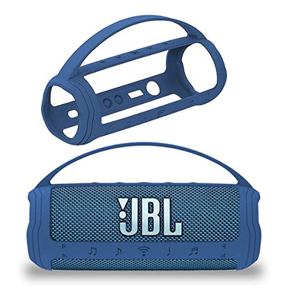 JCHPINE Silicone Cover Case for JBL Flip 6 Portable Bluetooth Speaker - color: Blue Cover
