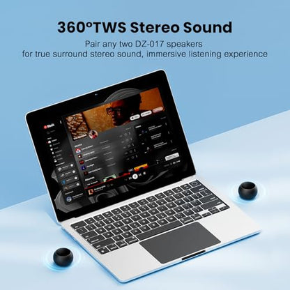 Mini Bluetooth Speaker, Portable Wireless Small Speaker with Rich Bass, Bluetooth 5.3, IP7 Waterproof, 8H Playtime, USB-C Fast Charging, Compact Pocket Speaker for Home, Outdoor, Shower, Travel