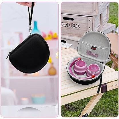XANAD Hard Case for JBL Junior JR 470NC/460NC/320 Kids Headphones, Gray | for iClever BTH12 HS19 BTH20 BTH22 BTH26/Candy Bila/Acer/JBL/MIDOLA/JoySpark/JLab/ADOOPE/Spiderman/EarFun/ Etc Kids Headphone - color: Gray