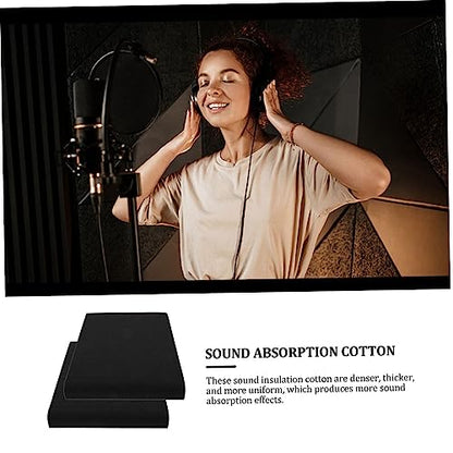 HEMOTON 2sets High-density Speaker Isolation Pads Shockproof Cushion for Monitors and Subwoofers Reduces Vibrations for Home and Studio Use