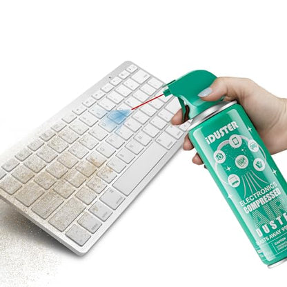 Compressed Canned Air Duster for Computer - iDuster Air Duster Compressed Air Can, 2PCS(10oz) - size: 10oz-2PCS