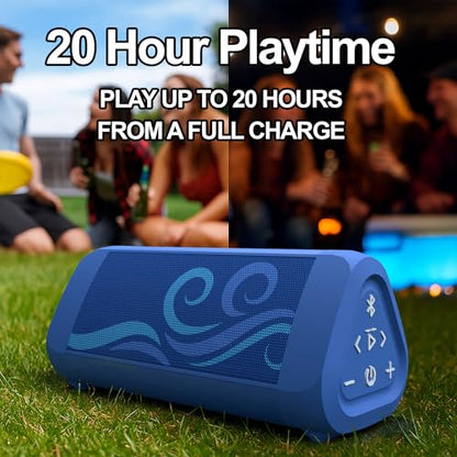 OontZ Angle 3 Ultra Gen 4 Sport Bluetooth Speaker, 14W, 20Hr Playtime, IPX7 | 14W Bluetooth speaker with fuller bass, 100-ft range, IPX7 waterproof and stereo pairing. - color: SUP-Blue