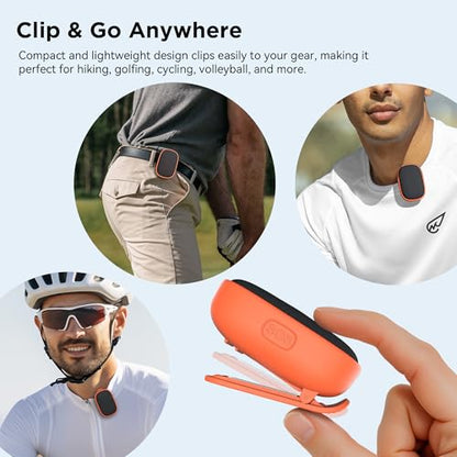 Clip-On Mini Bluetooth Speaker - color: Orange