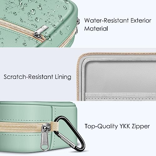 FINPAC Charger Case for MacBook, Small Electronic Organizer Pouch Bag - color: Light Green