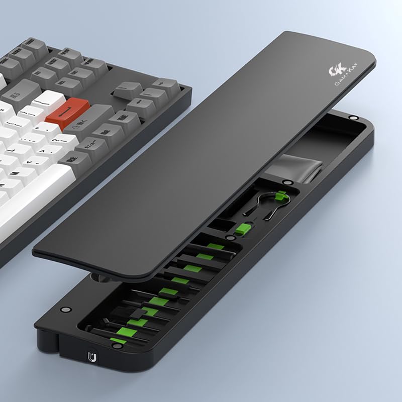 GK GAMAKAY 16.81'' Keyboard Wrist Rest Pad with Cleaning Tool Kit - color: Black, size: 100%