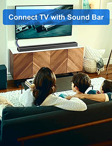 EMK 90 Degree Optical Cable 360 Degree Free-Rotating Fiber Optic Cable Toslink Male to Male Cable for Home Theater, Soundbar, Gaming Console, Speaker(16.5FT/5M) - size: 16.5FT/5M
