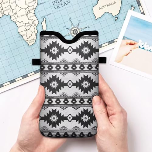 Cell Phone Sleeves Bag Case Crossbody Neoprene Holder Lanyard Phone Pouch for Women Men 7.5 X 4.5 Inches - Bohemia - color: Bohemia