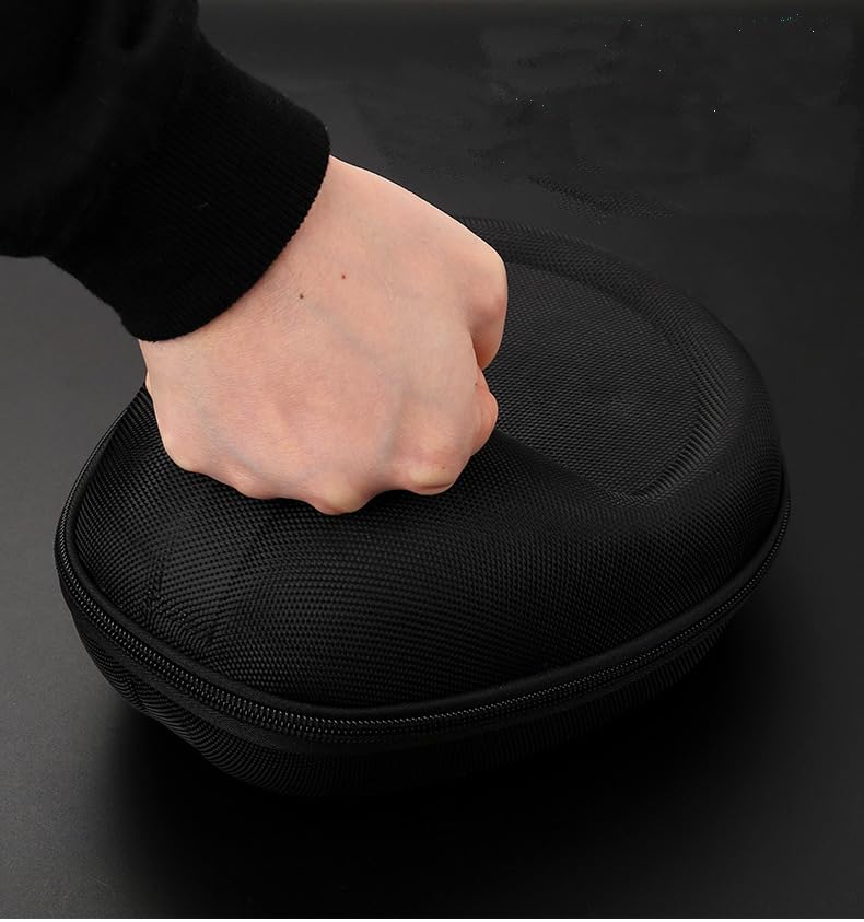 Travel Headphone Case for JBL Everest 300/700 / Sennheiser HD599 / HD560S / Bose QC 45/25 / Beats Solo 3/2 / Audio-Technica ATH M20X / M30X / M40X / M50X Hard Shell EVA Over Ear Headset (Black) - color: Black