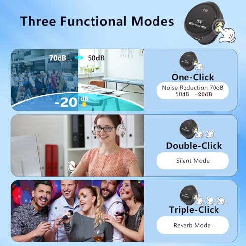 Gift Wireless Personal Lavalier Microphone with【Cultural Stickers】for Lightning iPhone 17/16/15/Android Noise Cancellation Omnidirectional Microphone for Video Recording Vlog Interviews Podcasts