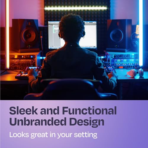 Pair of Studio Monitor Isolation Pads Premium Acoustic Foam to Elevate Audio Ideal Speaker Foam for 6.5-8 Inch Speakers Enhanced with Vibredux HD Foam for Superior Isolation - size: For 6.5″-8″ Monitors