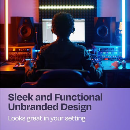 Studio Monitor Isolation Pads Premium Acoustic Foam Elevates Audio Ideal for 5 Inch Speakers Enhanced with Vibredux HD Foam for Superior Isolation - size: For 5″ Monitors