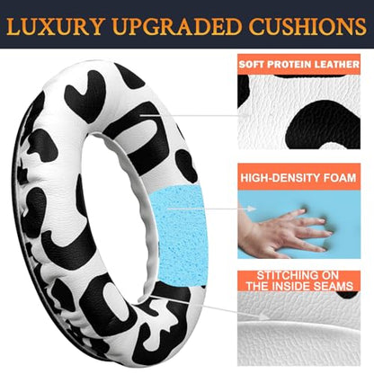 SoloWIT Earpads for Bose Headphones - Snow Leopard - color: Snow Leopard