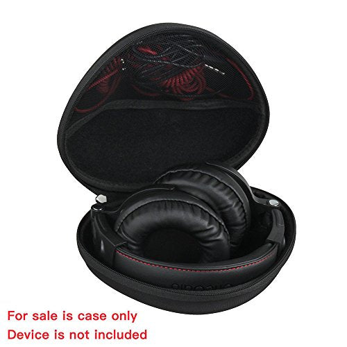 Hermitshell Hard Travel Case for OneOdio A70 Bluetooth Over Ear Headphones (Black) - color: Black