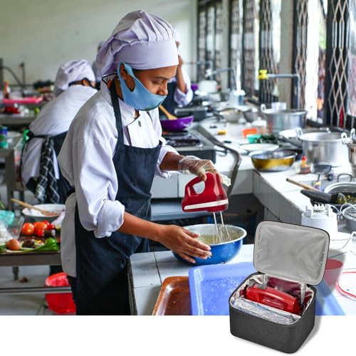 Hand Mixer Storage Case for KitchenAid 5, 6, 7 and 9 Speed Mixers - color: Grey