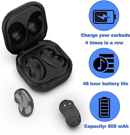 Charging Case for Buds Live Earbuds, Replacement USB C Charger Dock Station for Buds Live R180 with LED Indicator, Ear Buds Protective Cover Carrying Case
