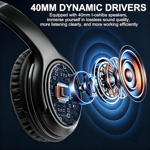 Wired Gaming Headset with Mic for Xbox/PS5/PS4/Switch/PC/Laptop/Tablet/Phone, Over-Ear Headphones with USB-A/C & 3.5mm Jacks/330° Rotating Microphone/In-line Control for Home Office Business Work - style: Double Ear - Vertical Mic