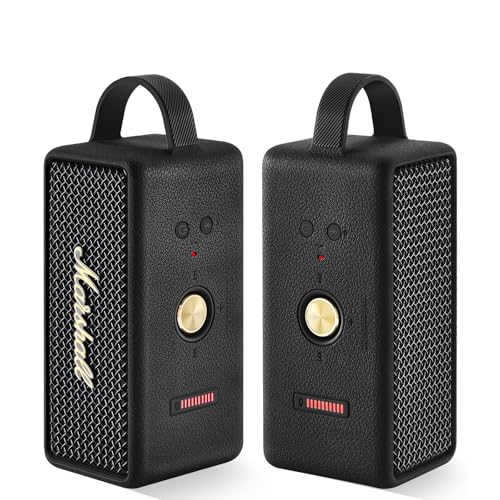 Silicone Protective Case Skin Cover Compatible with Marshall Emberton III Portable Bluetooth Speaker (Black)