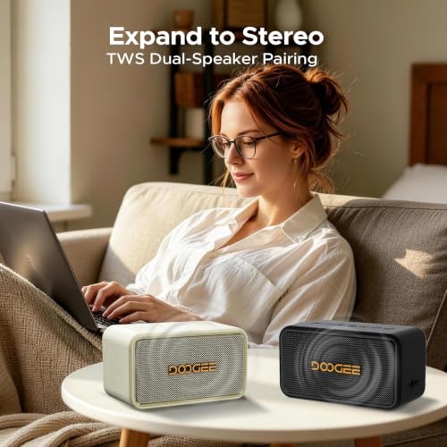 Field Rush Portable Speakers, 130W Peak Wireless Speaker with 2.1 Stereo Sound, Big Sound and Deep Bass, 28H Playtime Outdoor Speaker, IP67 Waterproof, TWS Pairing EQ Modes for Home/Party/Beach White - color: White