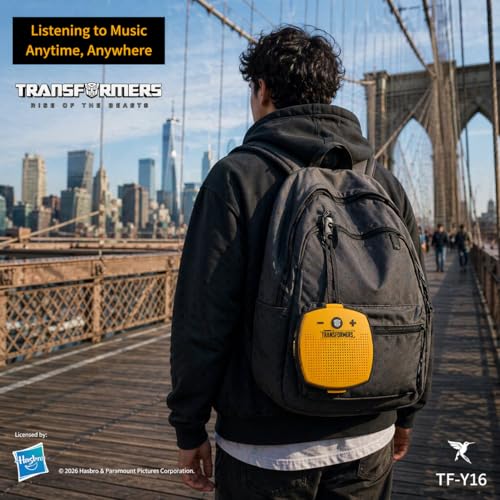 Transformers TF-Y16 Bluetooth Speaker, Bumblebee Yellow - color: Bumblebee Yellow