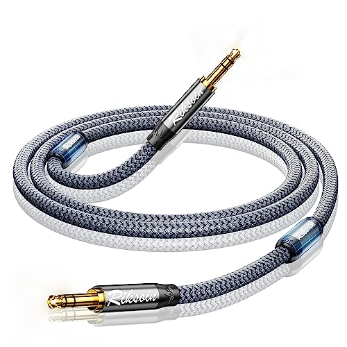 Aux Cord-3.5mm Male to Male Aux Cable with Magnetic Ring Supports[Hi-Fi,Shielded] 1/8 Inch Nylon Braided Auxiliary Audio Cable for Headphones,Car,Home Stereos,Speaker and More -2FT - size: 2FT/0.6M