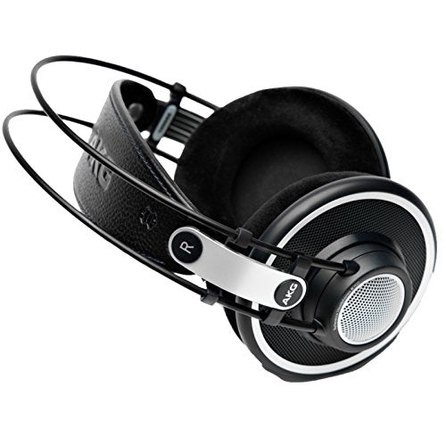 AKG Pro Audio 2458X00190 (K702) Over-Ear, Open-Back, Flat-Wire, Reference Studio Headphones,Black