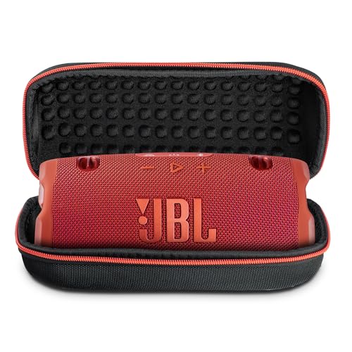 JBL Charge 6 Portable Bluetooth Speaker (Red) | IP68 Waterproof, DustProof, and DropProof, Outdoor Wireless Audio |28Hrs Playtime + Travel Case Bundle - color: Red