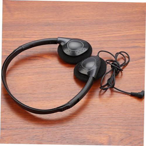 Happyyami Wired Noise Reduction Headset for Tablet Ergonomic Over Ear Headphones Lightweight and Comfortable Design for Long Use Durable and Practical for Home Office Work