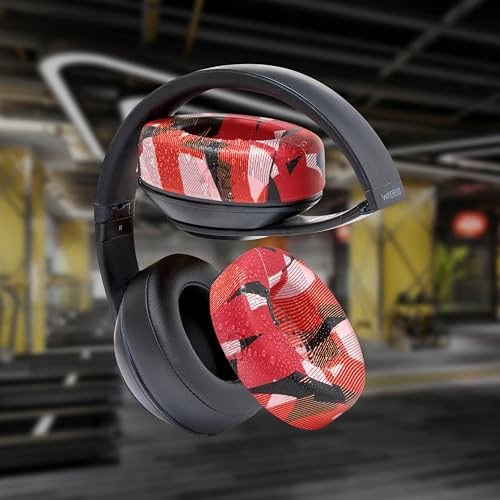 WC SweatZ Studio - Patented Covers for Beats Studio 3 (A1914) & 2 (B0500) | Made by Wicked Cushions | Made with Premium Silicone | Also fits B0501 | Red Prism - color: Red Prism