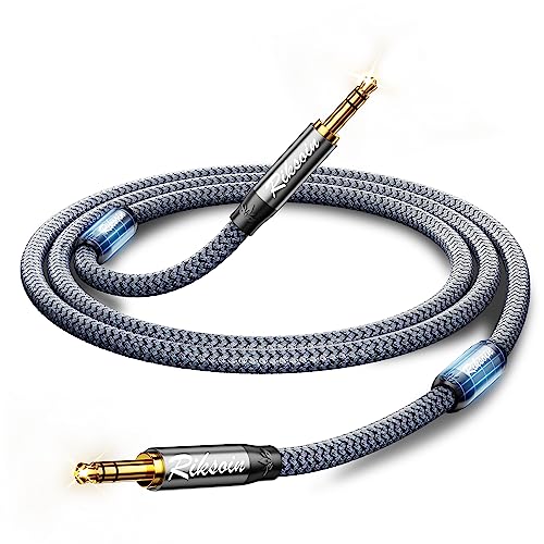 Aux Cable-3.5mm Audio Cable with Magnetic Ring Supports [Hi-Fi,Shielded] Nylon Braided 3.5mm Male to Male AUX Cord Auxiliary Adapter Compatible with Car/Home Stereos, Speaker,Headphones-6.6FT - size: 6.6FT/2M
