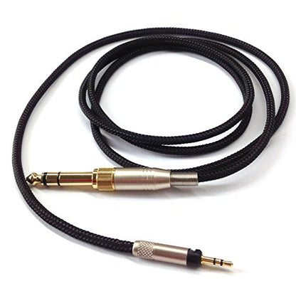 NewFantasia Replacement Audio Upgrade Cable Compatible with Sennheiser HD598, HD598Cs, HD560s, HD598SE, HD620S, HD400PRO, HD599, HD569, HD579, HD505 Headphones 1.5meters/4.9feet - size: 1.5m