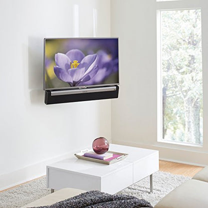 Sanus Soundbar Mount for Most Soundbars up to 15 lbs - Features Simple Install and Tool-Free Adjustments - Compatible with Most TVs and Mounts - SOA-SBM1