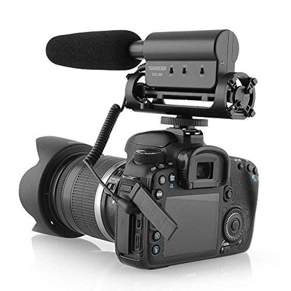 TAKSTAR SGC-598 Photography Interview Shotgun MIC Microphone for Nikon Canon DSLR Camera (Need 3.5mm Interface)Auxiliary