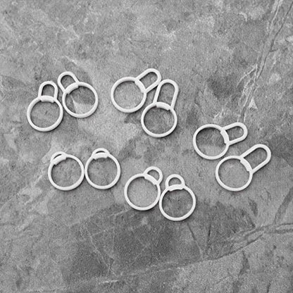 Create idea 5 Pairs Silicone Ear Tips Compatible with Sony LinkBuds WF-L900 Earphones Ear Hooks Earbud Cap Non-Slip Earbuds Wingtips Accessories XS S M L XL 5 Sizes White