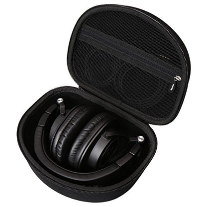 Aproca Case Compatible with Audio-Technica ATH-M50X ATH-M50XGM ATH-M40x ATH-M30x ATH-M20x / Sony MDR7506 Professional Studio Monitor Headphones, Portable Storage Bag for Accessories (Black)