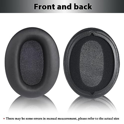 Adhiper Replacement Ear Pads for Sony WH-CH720N, WH-CH710N - Black | Softer Protein Leather & High-Density Memory Foam Earpads for Sony Headphones - color: Black