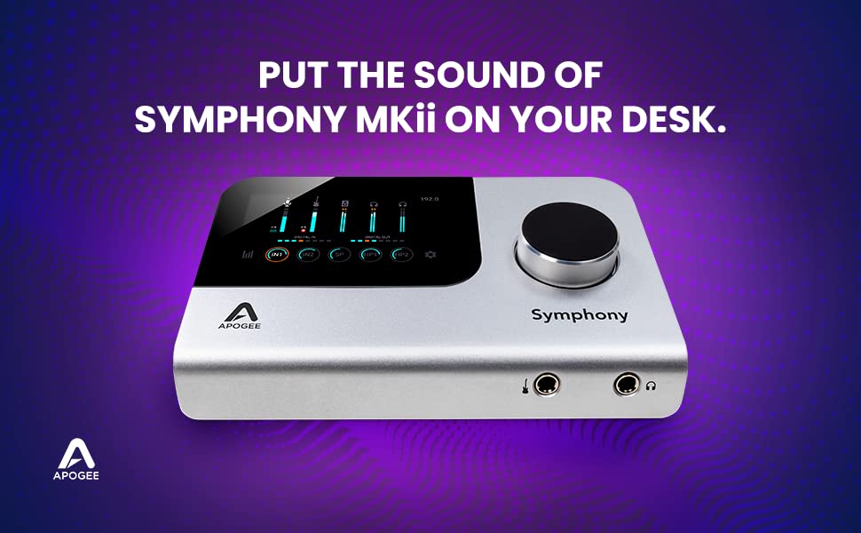 Apogee Symphony Desktop Elite USB-C Audio Interface for Recording & Mixing