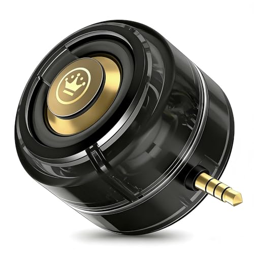 2026 Portable Speaker, Small Speakers with 3.5mm Aux Input Jack, Plug-in Mini Speaker, Suitable for Call, Digital Wind Instrument, Tablets, Laptops and MP4