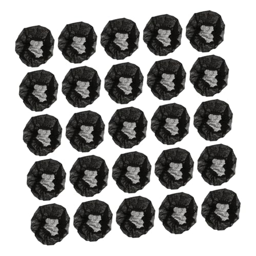 200pcs Professional Microphone Cover Disposable Windscreens for Xlr Gaming Ktv Singing Accessories - color: Black
