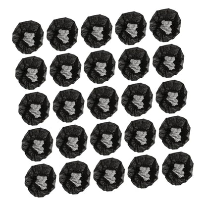 200pcs Professional Microphone Cover Disposable Windscreens for Xlr Gaming Ktv Singing Accessories - color: Black