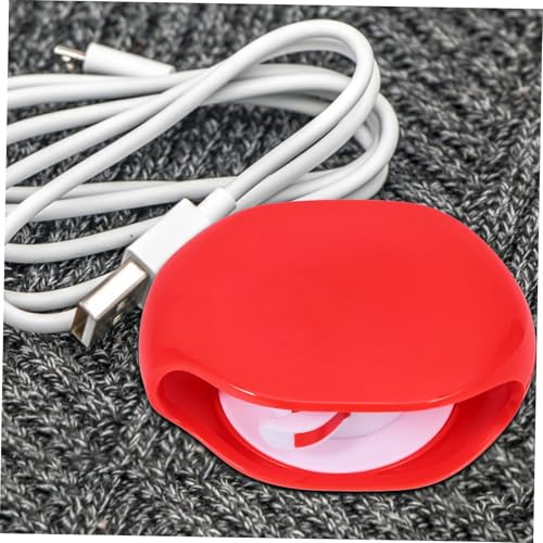 DOITOOL Roll Data Cable Organizer Retractable Cable Winder Headphone Organizer Auto Earbud Red Hub Portable
