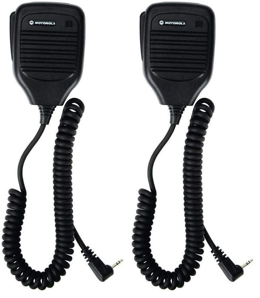Motorola 53724 Remote Speaker Microphone (Black) (Pack of 2) - size: 1 Count (Pack of 2)