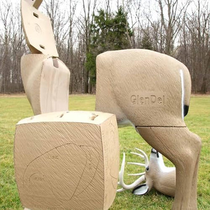 Buck 3D Archery Target Replacement Core, Replaceable Insert with Easy Arrow Removal, Weather-Resistant Construction, High-Density Impact Response Foam Stops All Field Points and Broadheads - size: Buck