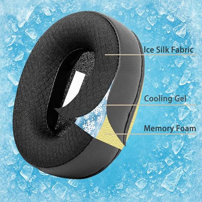 Stealth 700 Ear Pads Replacement Compatible with Turtle Beach Ear Force Stealth 450,700,420X, 600, 500P,PX5,PX3,X12, Ear Force XO Seven Headset(Cooling Gel and Memory Foam Ear Cushions)